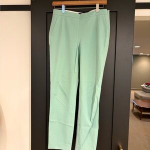 J. Crew Light Green Martie Straight Leg Women's Pants - 6T